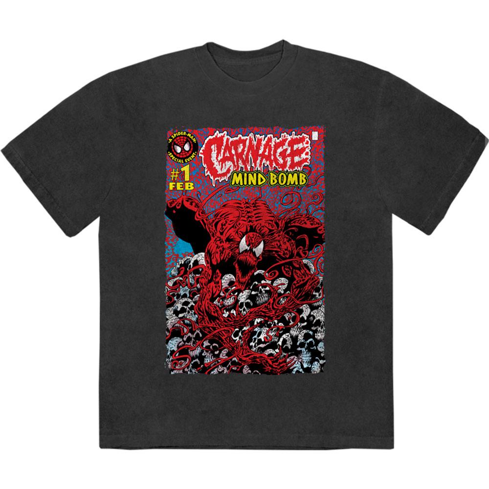 Marvel Venom - Carnage Mind Bomb Mens Tshirt - Black